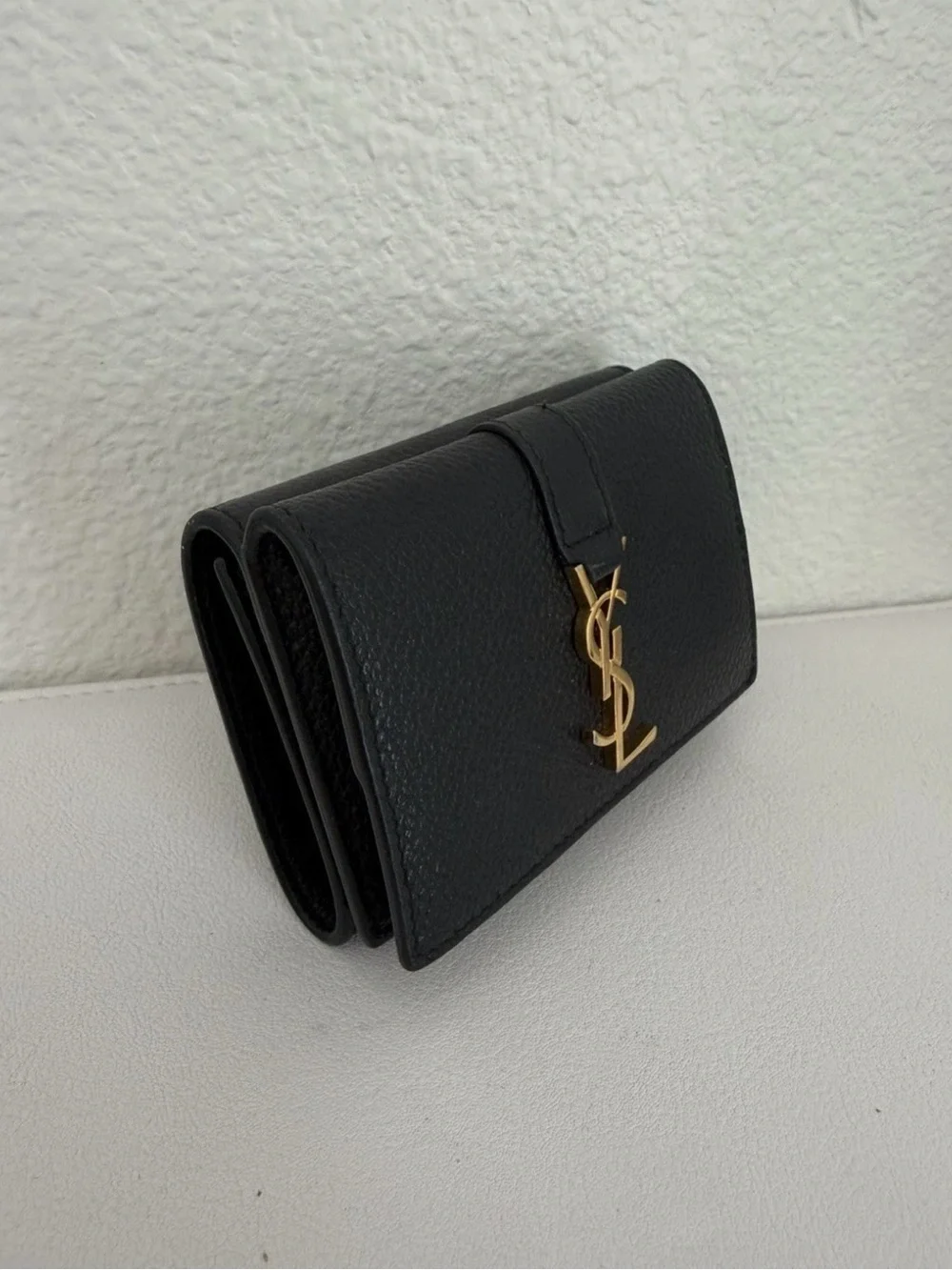 ✅AUTH✅NEW YSL BLACK WALLET
